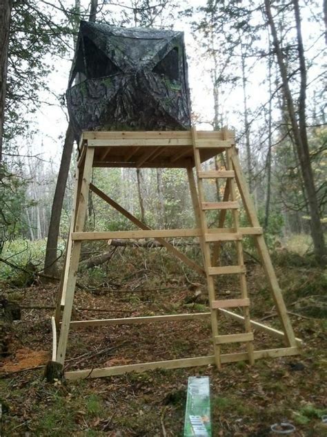 Image Result For Build An Elevated Hunting Blind Deer Hunting Stands
