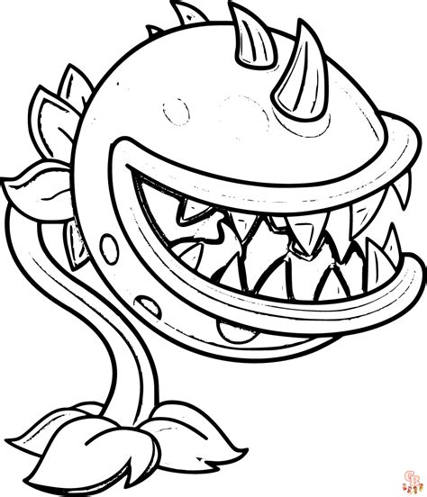 Plants Vs Zombies Coloring Pages Dr Zomboss