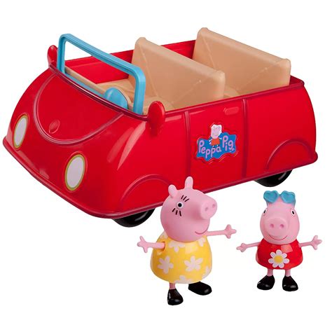 Peppa Pig Red Car Playset 3pc Party City