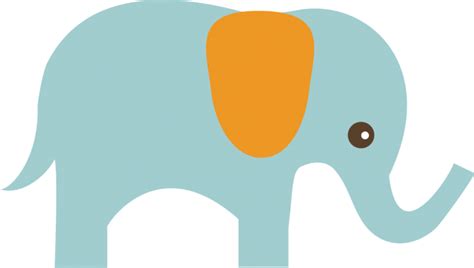 Elephant Svg Elephant Clipart Cute Clip Art Cute Elephant Clipart Svg
