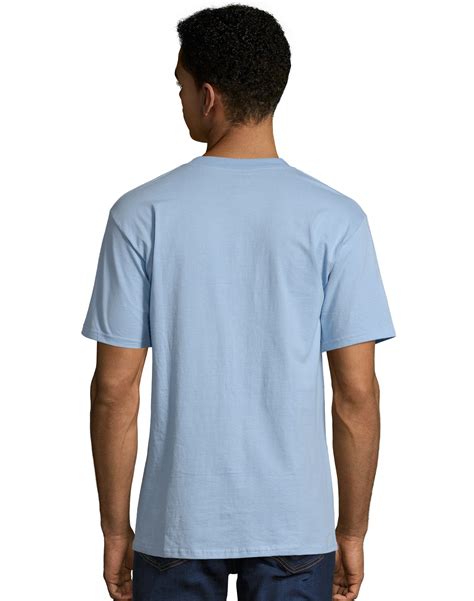 Hanes Mens And Big Mens Beefy T Crew Neck Short Sleeve T Shirt Up To