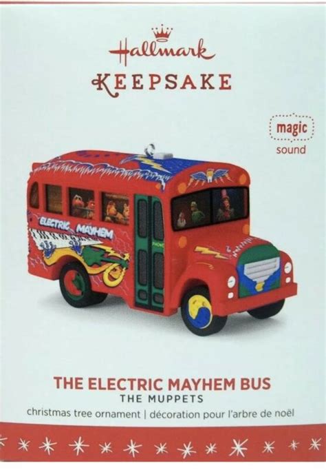 Hallmark Keepsake Ornament 2016 The Electric Mayhem Bus The Muppets Nib