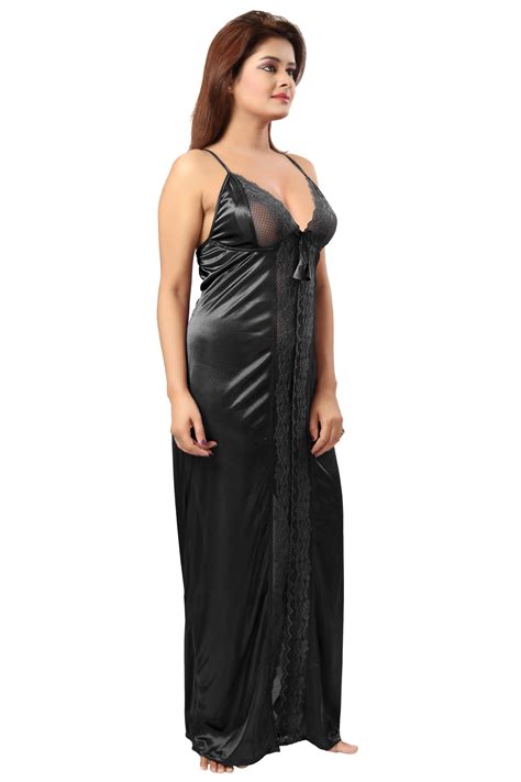 Buy Be You Black Lace Women Night Dress Nighty Online ₹489 From