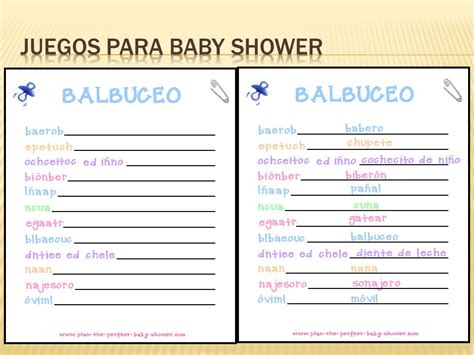 Juegos Para Baby Shower Con Sus Respuestas Tengo Un Juego