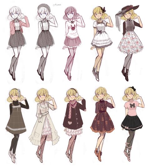 Cuteparade By Ruin Hci On Deviantart Character Design Drawing Anime