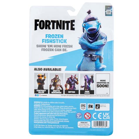 Jazwares Fortnite Solo Mode Frozen Fishstick Figure 4 In