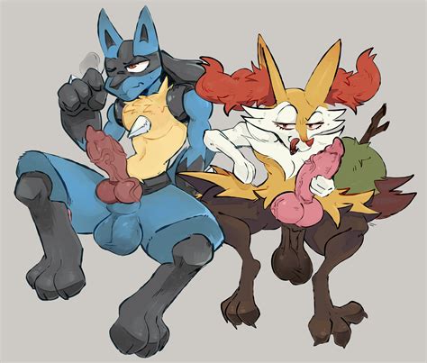 Post 5762973 Braixen Darkluxia Lucario Porkyman