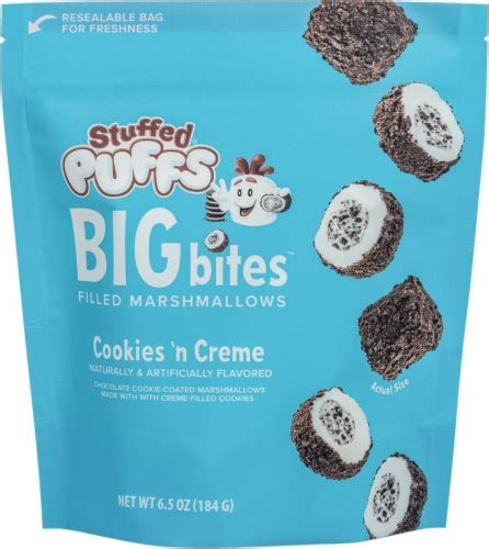 Stuffed Puffs® Big Bites™ Cookies N Creme Filled Marshmallows 6 5 Oz Kroger