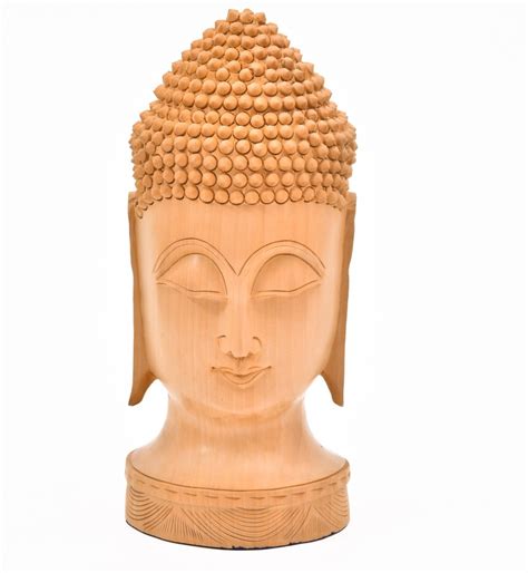 Wooden Buddha Head At Rs 75 New Items In Jaipur Id 25031383091