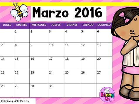 Dibujo Del Calendario Del Mes De Marzo Para Colorear Dibujo Views