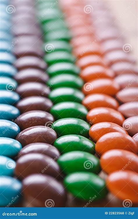 Colored Round Chocolate Candies Stock Photo Image Of Confectionery