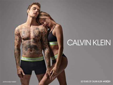 Justin And Hailey Bieber Looks Sexy For Calvin Klein Underwear Campaign Celebrities Nigeria