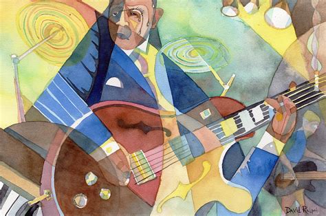 Jazz Guitarist Painting By David Ralph Fine Art America