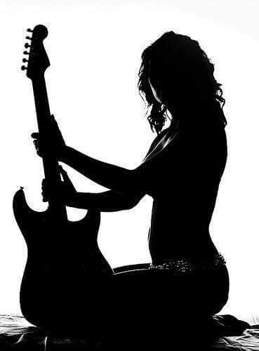 pin by nora gholson on silhouettes guitar girl guitar photos music photography