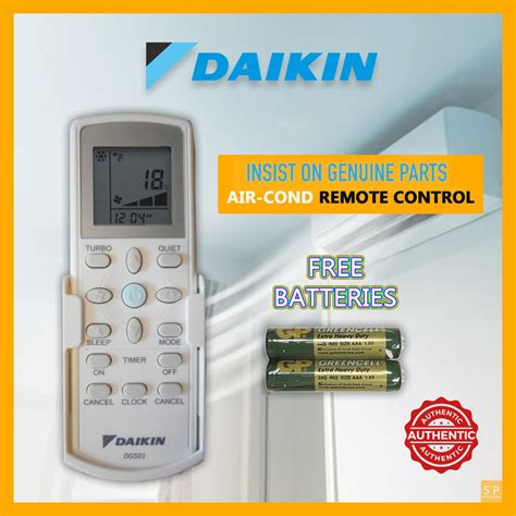 Original Daikin Air Conditioner Remote Control Controller Dgs Part