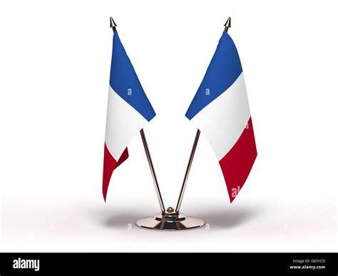 Miniature Flag Of France Stock Photo Alamy