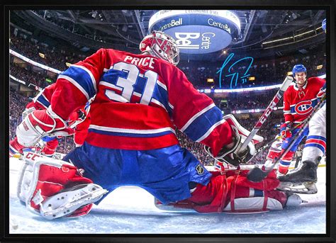 Additional pages for this player. Frameworth Carey Price Signed 20x29 Framed Canvas ...