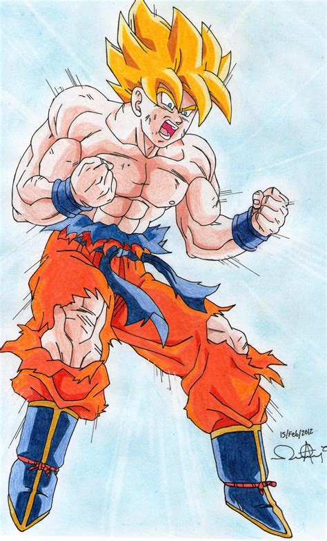 Goku Super Saiyan By Alan181818 On Deviantart