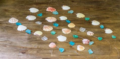 How To Make A Seashell And Sea Glass Wind Chime Hearth And Vine