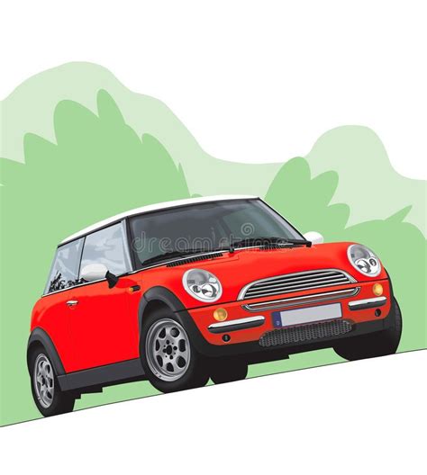 Mini Cooper Illustration A Vector Illustration Of A European Mini