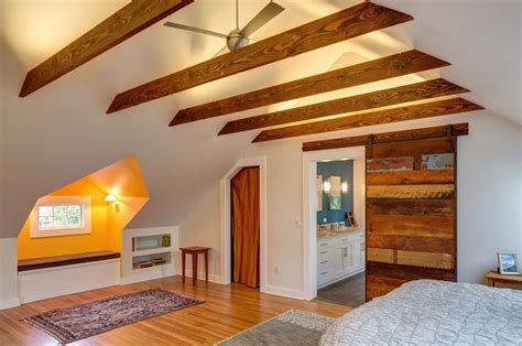This home was the childhood home of actor craig t. exposed collar ties - Google Search | Attic flooring ...