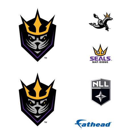 San Diego Seals Logo Minis Officially Licensed Nll Removable Adhesi
