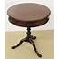 Small Sized Mahogany Drum Table  Antiques Atlas