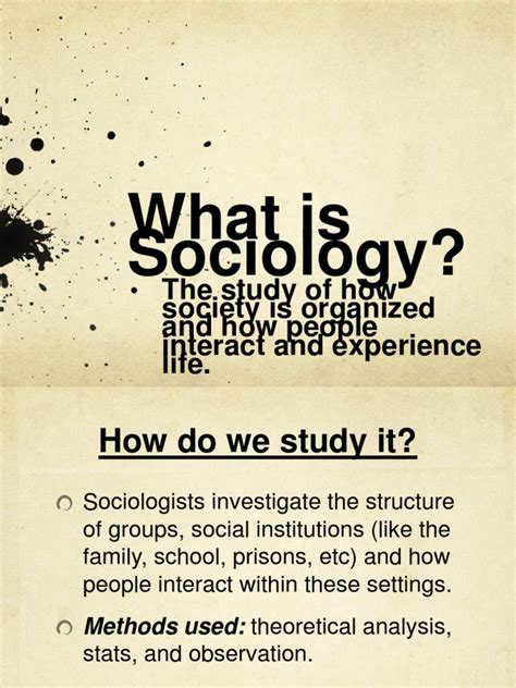 Pt1 Intro To As Sociology Sociology Scientific Theories