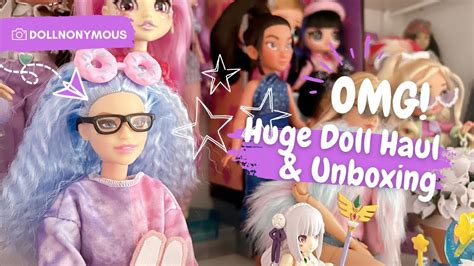 Huge Doll Haul And Unboxing ♡ Lol Omg Tweens Barbie Disney Failfix