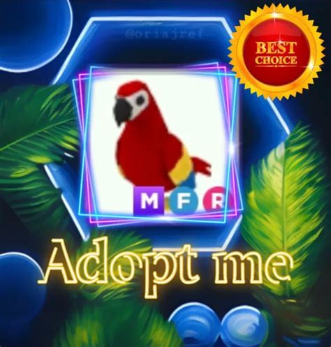 Mega Neon Parrot Adopt Me Fly Ride ⭐️mfr⭐️ Mega Neon Papagei Adopt