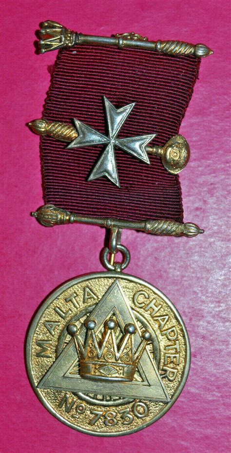 Supreme Order Of The Holy Royal Arch Past Zerubbabel Jewel Fraternal