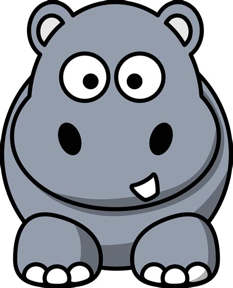 Download Hippo Hippopotamus Cartoon Royalty Free Vector Graphic