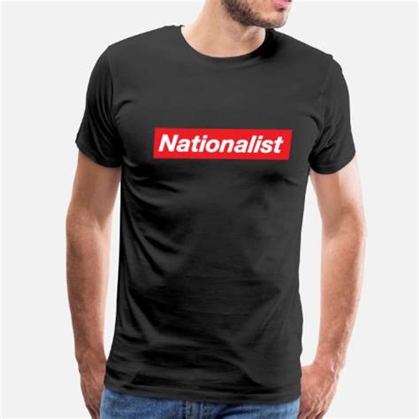 Nationalist Logo Mens Premium T Shirt Spreadshirt