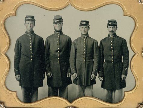 Union Recruits 12 Plate Civil War Ambrotype Civil War History