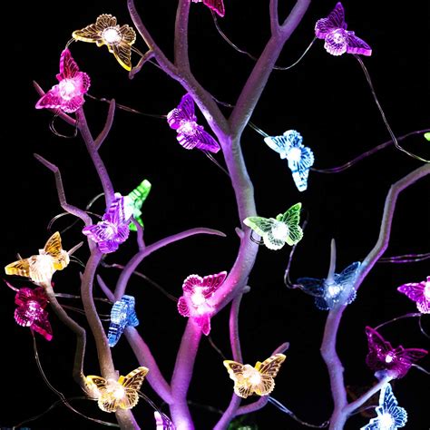 Frienda Butterfly String Lights 10ft 40 Leds Battery Operated 12 Modes