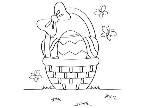Koszyczek Wielkanocny Rysunki I Kolorowanki Dla Dzieci I Dorosłych