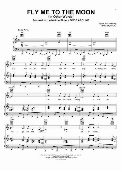 Watch fly me to the moon online free with hq / high quailty. Fly Me to the Moon Piano Sheet Music | OnlinePianist