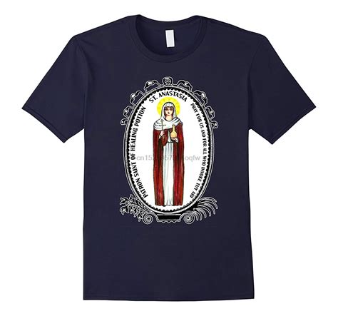 Men T Shirt Saint Anastasia Patron Of Healing Potion T Shirt Rt Women