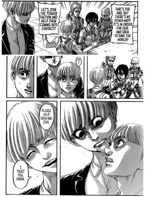 Yelenas Face In Manga Attack On Titan Chapter 118 Yelenas Face