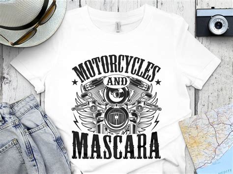 Motorcycles And Mascara Png Motorcycle Png Girl Biker Etsy
