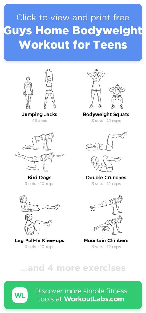 If you can't do a full pull up yourself then this video will show you how to do your first pull up. Guys Home Bodyweight Workout for Teens - click to view and ...