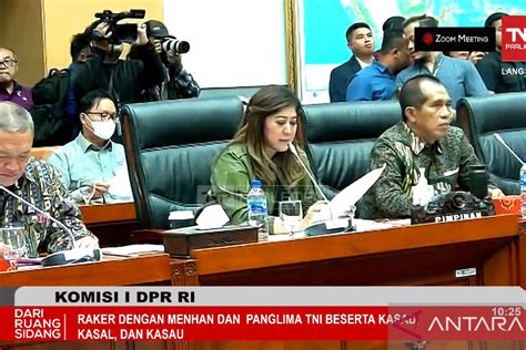 Komisi I Dpr Ri Gelar Rapat Kerja Tertutup Dengan Kemhan Tni Bahas