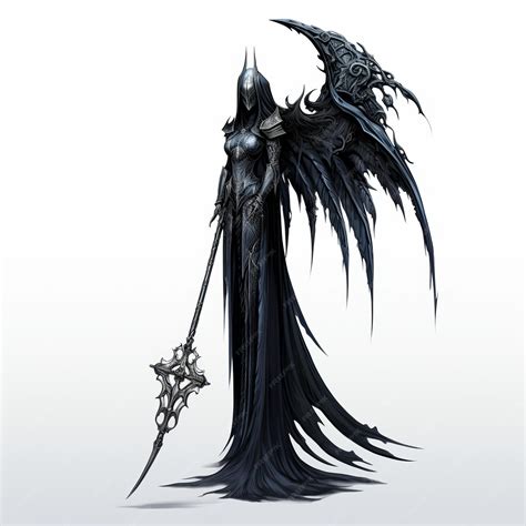Premium Ai Image The Grim Reapers Embrace Exquisite Raven Queen