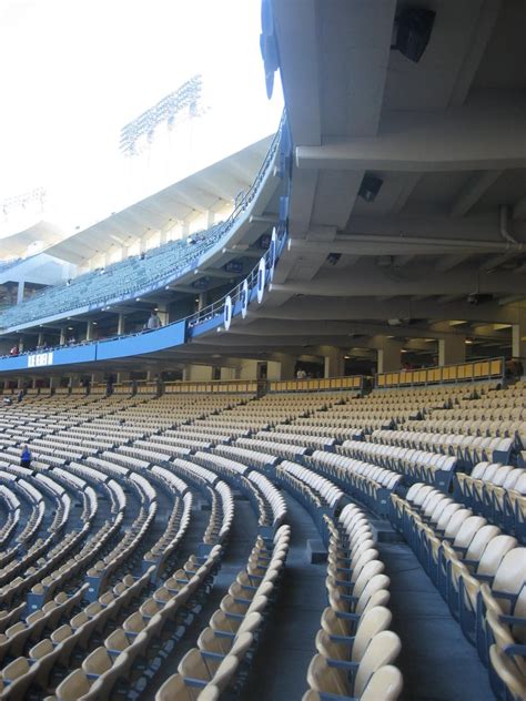 Shaded And Covered Seating At Dodger Stadium