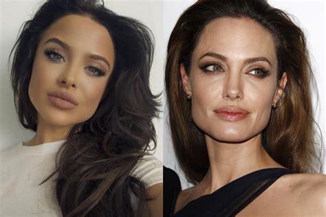The Angelina Jolie Look Alike Whos Taking The Internet By S Newbeauty