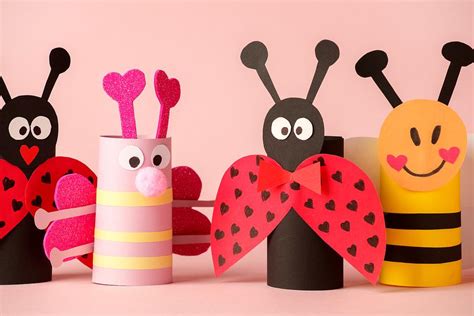Toilet Paper Tube Crafts Fun Springtime Bugs Craft Project For Kids