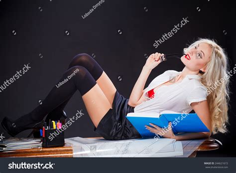 Sexy Teacher Stock Photo 244621615 Shutterstock