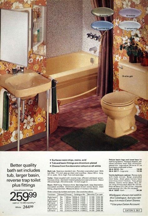 1970s Bathrooms Homedecorretrobathroom Bathroom Colors Vintage