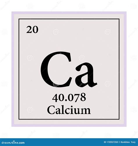 Calcium Periodic Table Stock Illustrations 579 Calcium Periodic Table