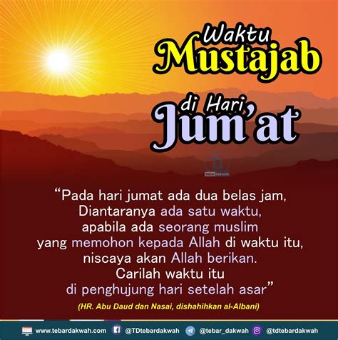 Waktu Mustajab Doa Hari Arafah 2019 / Waktu Mustajab di Hari Jumat